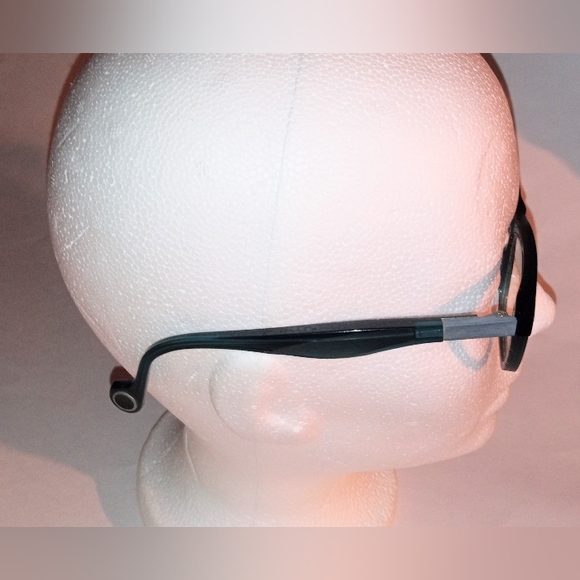 Rare ANNE ET VALENTIN Handmade Factory 11 Women's Dark Green Eyeglass Frame - Picture 5 of 9